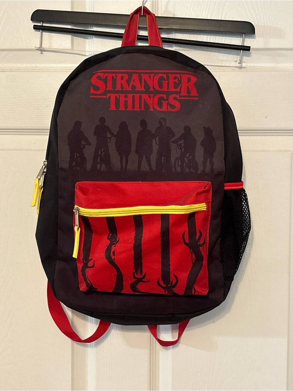Stranger Things Red and Black Graphic Backpack